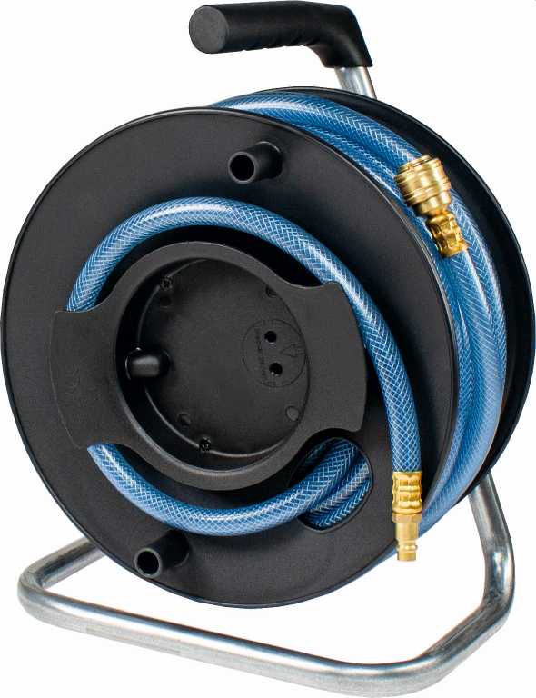 ENROULEUR AIR COMPRIME DKV 20M TUYAU AIR COMPRIME 9 X 3MM