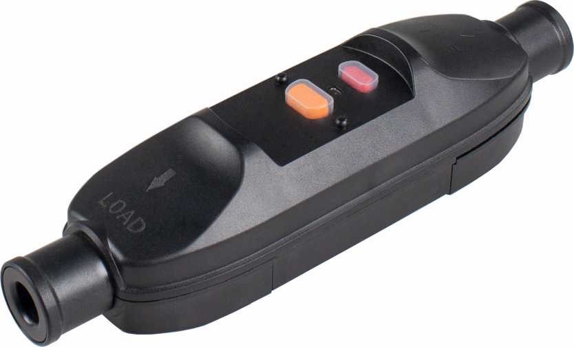 INTERRUPTEUR DIFFERENTIEL 30MA POUR CORDONS ET RALLONGES - IP44