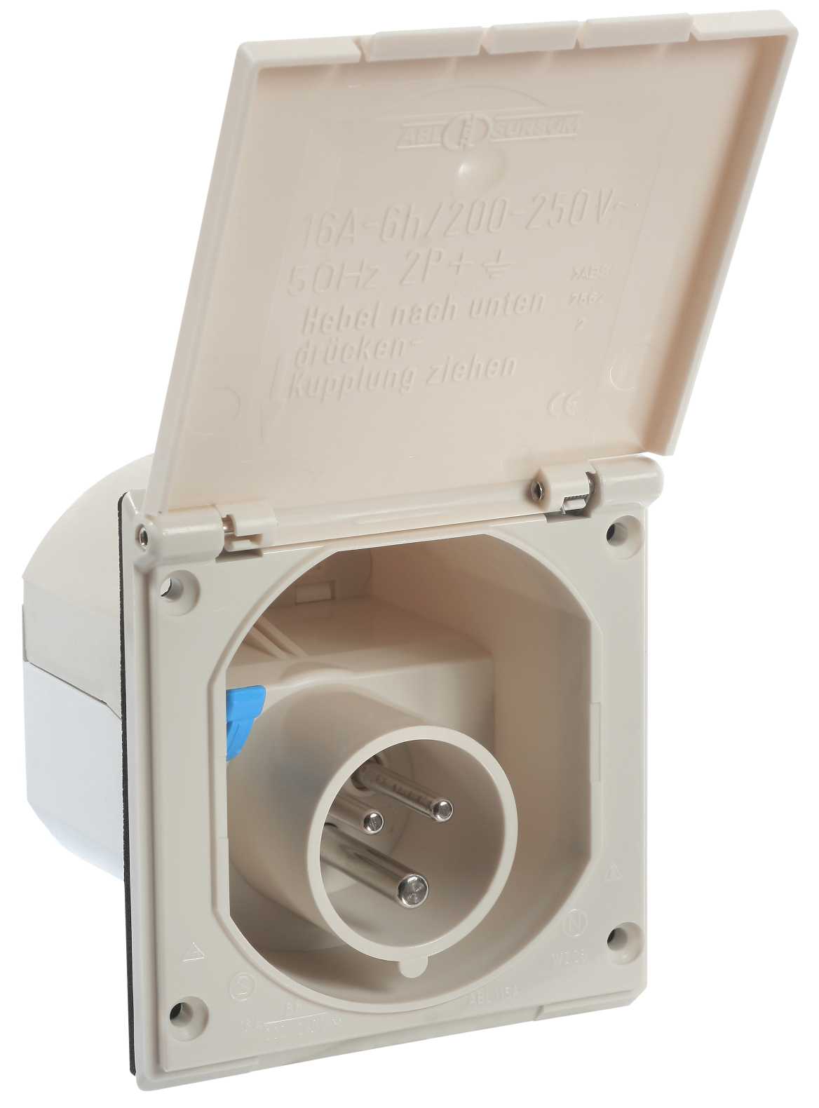 SOCLE DE CONNECTEUR 16A - 2PT