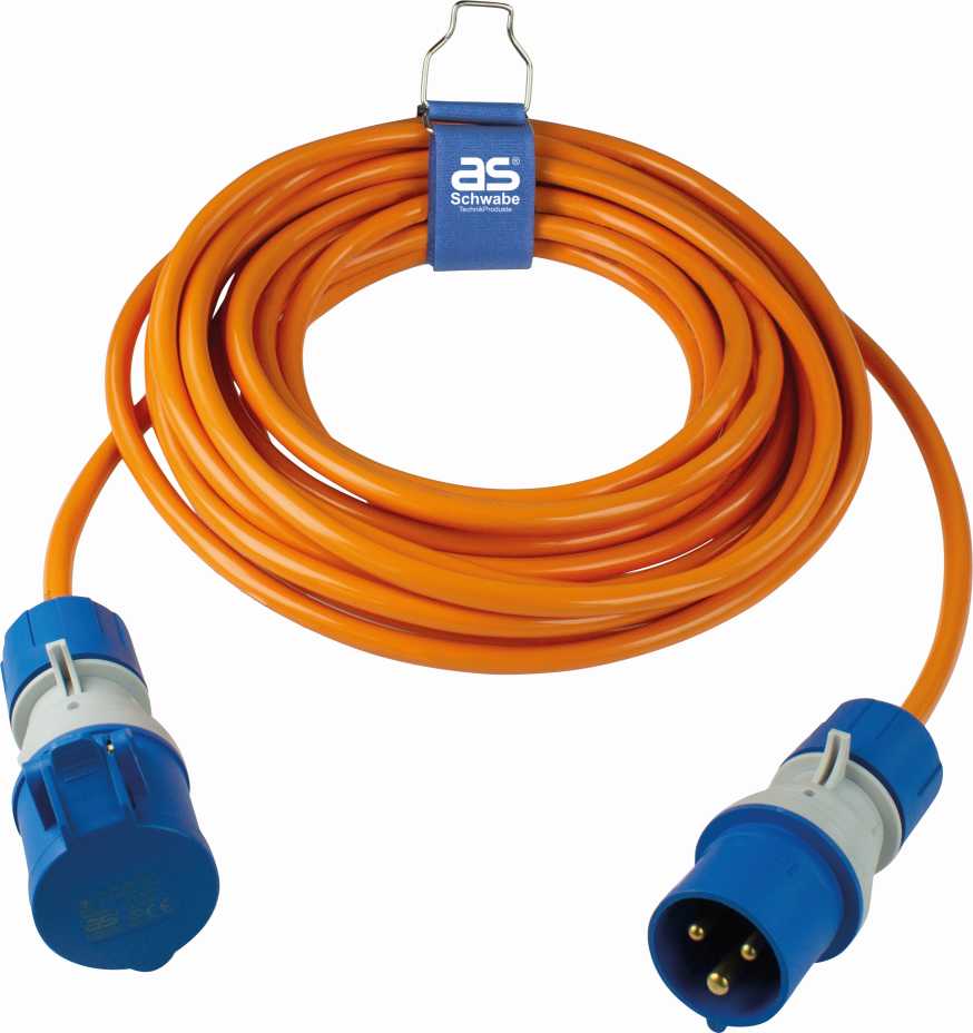 Rallonges CEI avec indicateur de tension powerlight 10 m H07BQ-F 3G2,