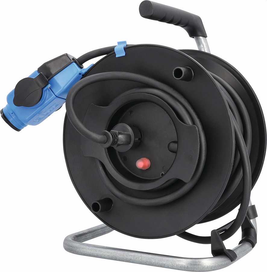 ENROULEUR PROLONGATEUR 285MM, 25M H07RN-F 3G2,5, AVEC TRIPLETTE