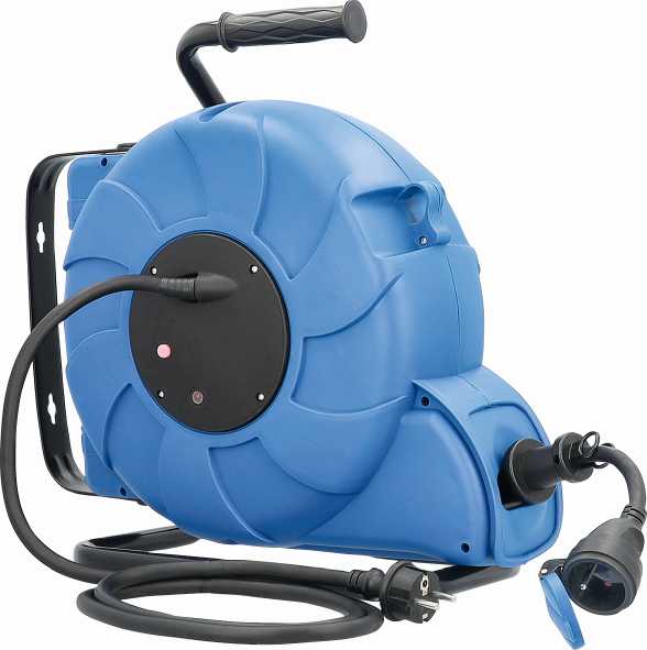 ENROULEUR AUTOMATIQUE DE CABLE ELECTRIQUE AUTONOME OU FIXE 15M H07RN-F