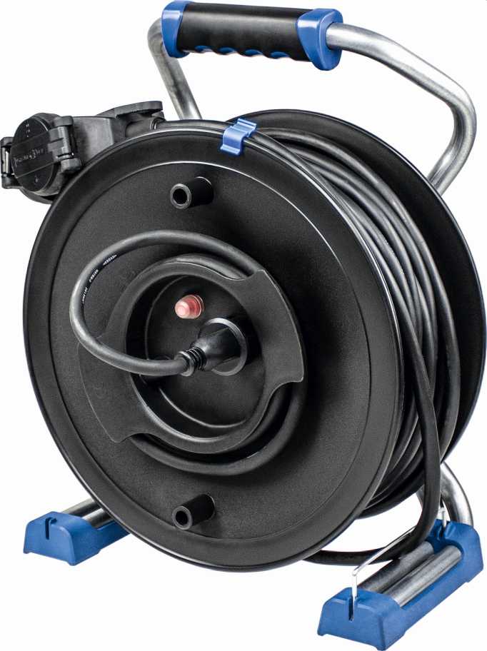 XPERTS ENROULEUR PROLONGATEUR SPECIAL COUVREUR- CHASSIS RENFORCE, 285MM, 25M H