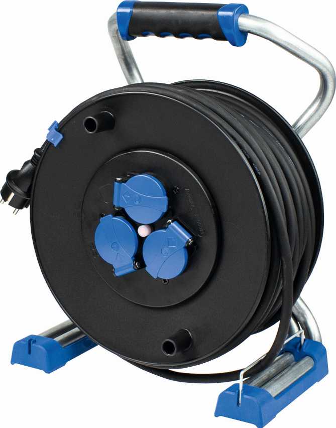 XPERTS ENROULEUR DE CABLE PROFESSIONNEL 285MM, 25M DE CABLE H07RN-F 3G2,5