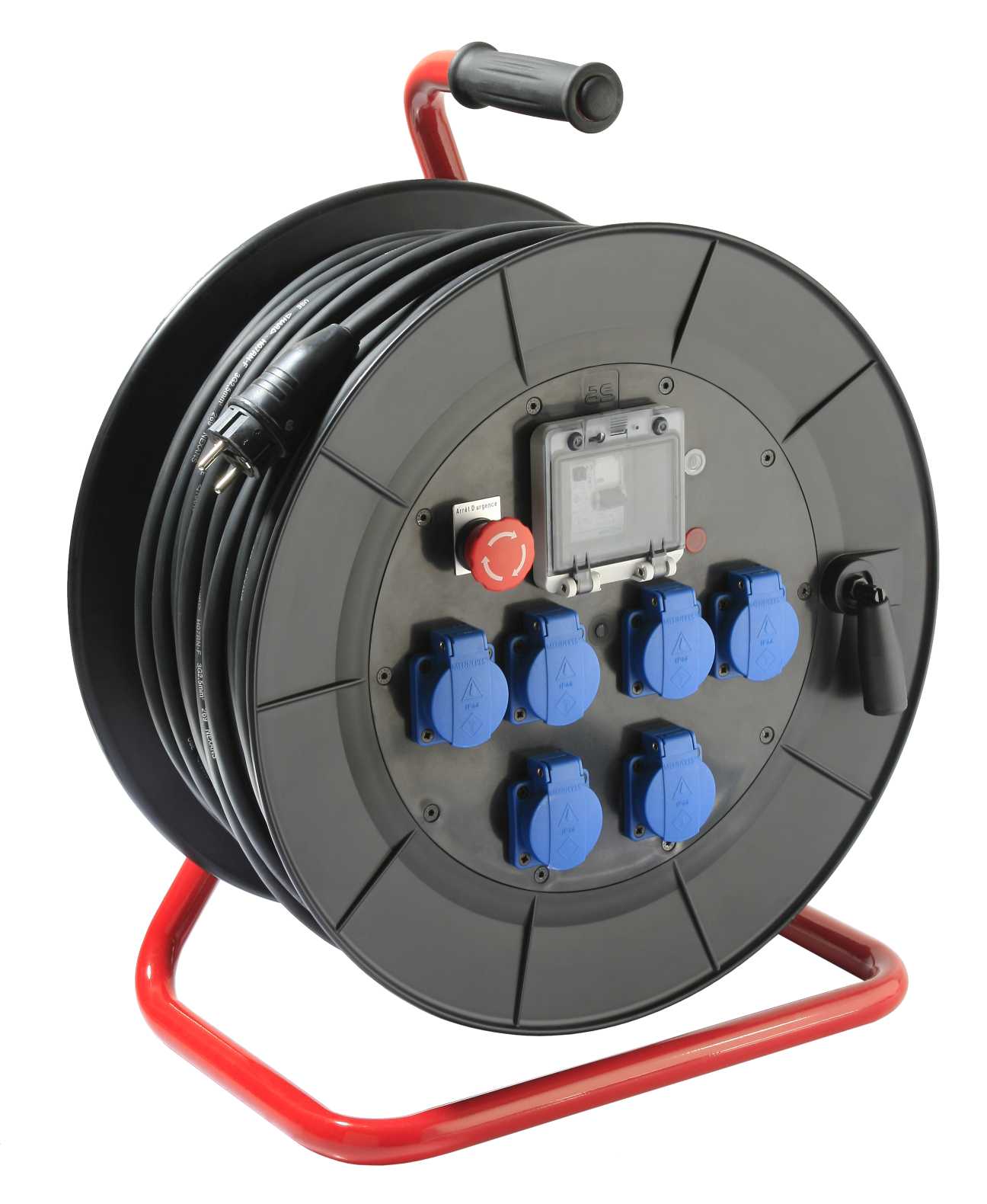 MAMMOUTH 3,6KW-250V-FRANCE / FICHE NF 1PNT 16A/250V AVEC 80M DE CABLE H07RN-F