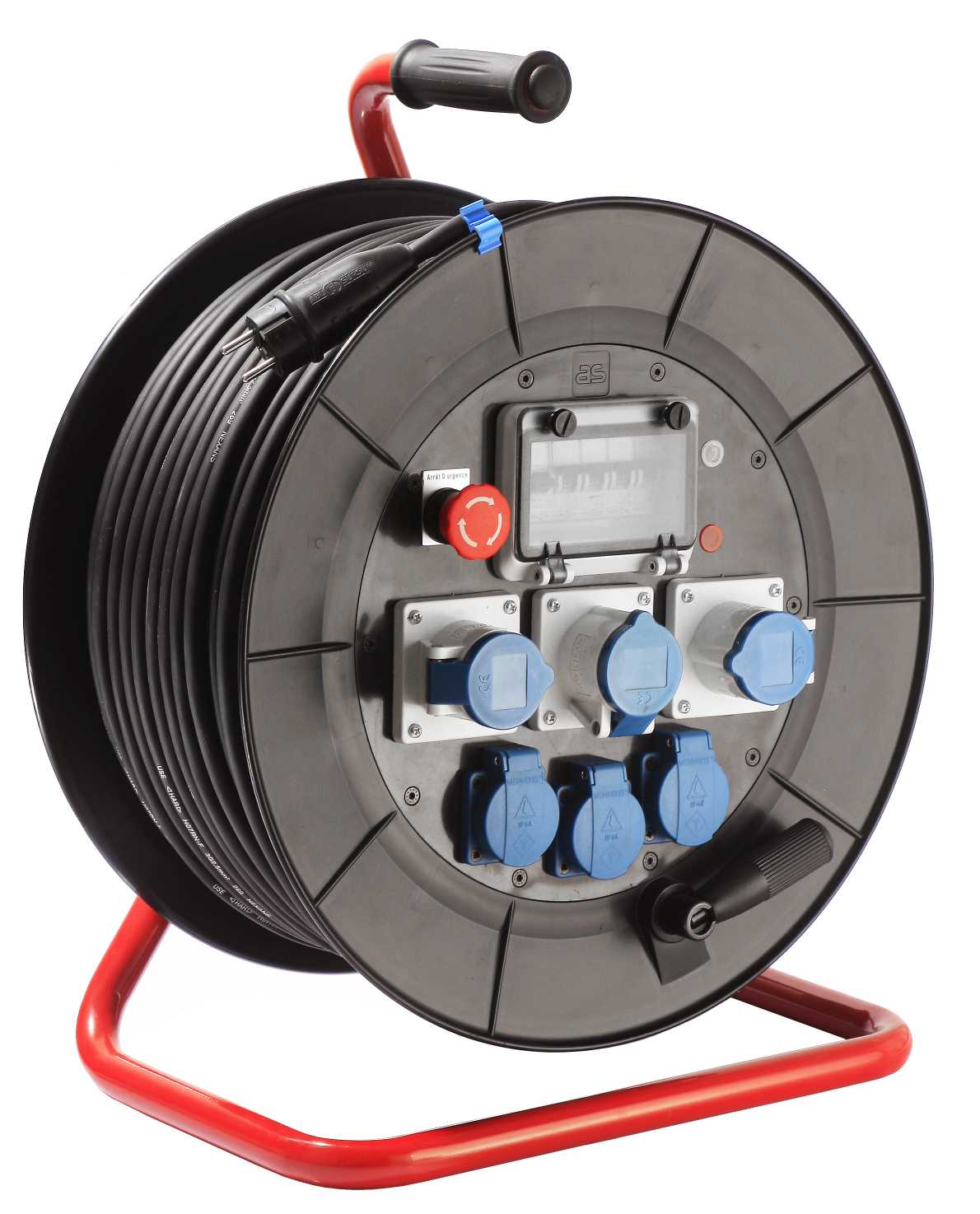 MAMMOUTH 3,6KW-250V-CEI/NF/FRANCE / FICHE NF 1PNT 16A/250V AVEC 80M DE CABLE