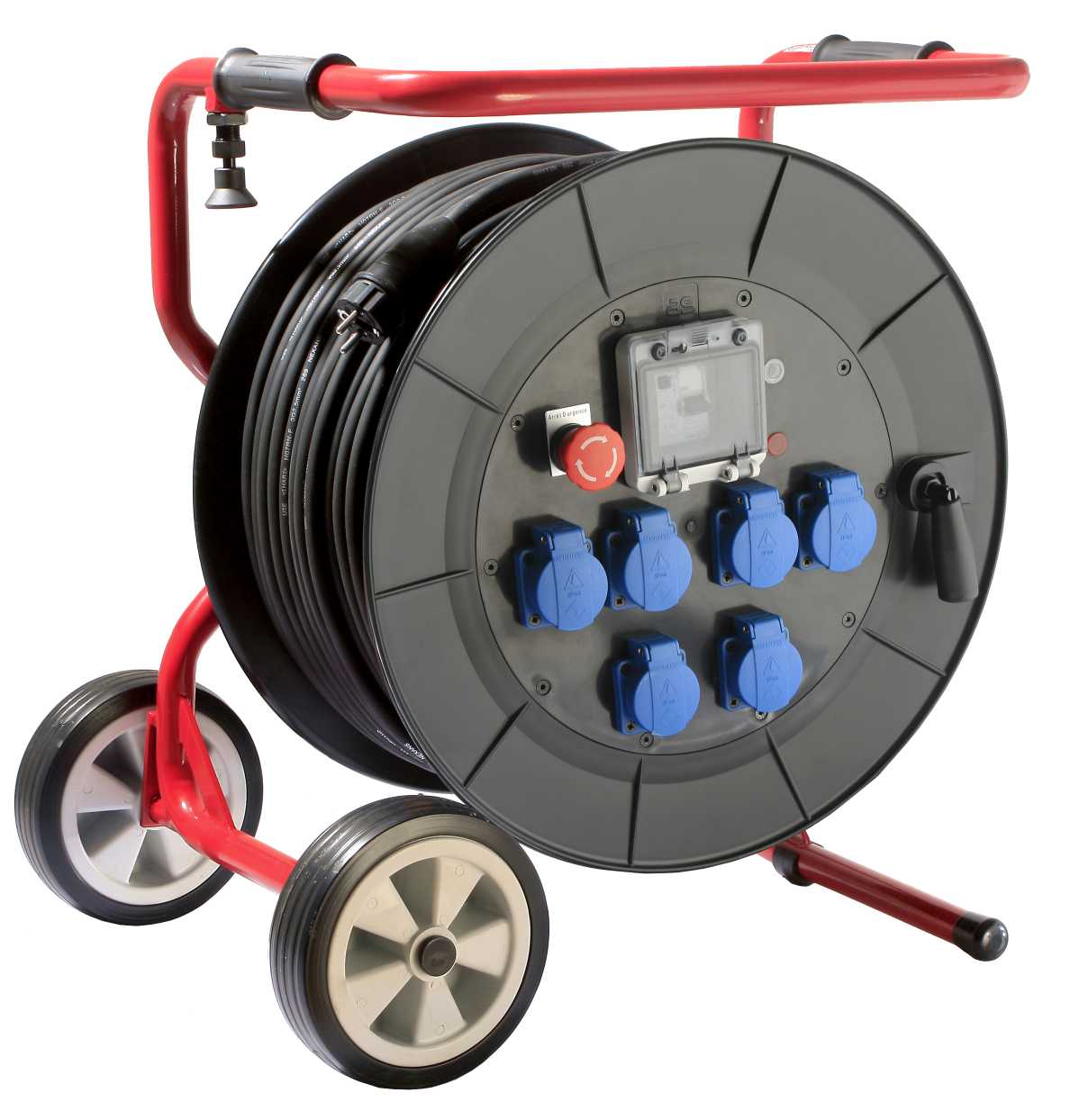 MAMMOUTH 3,6KW-250V-FRANCE / FICHE NF 1PNT 16A/250V AVEC 80M DE CABLE H07RN-F