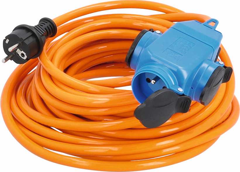 RALLONGE 15M H07BQ-F 3G2,5 SORTIE TRIPLETTE