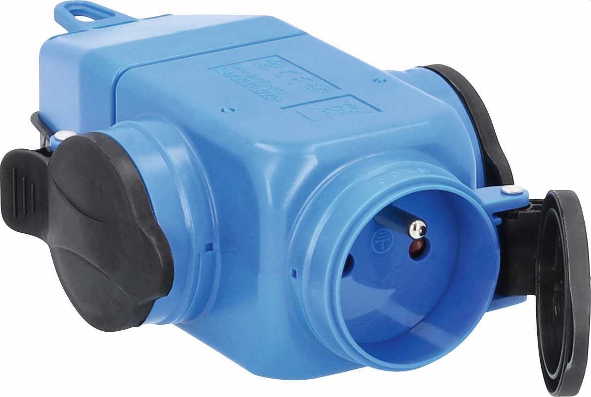 TRIPLETTE PVC RENFORCEE 2PT COULEUR BLEU