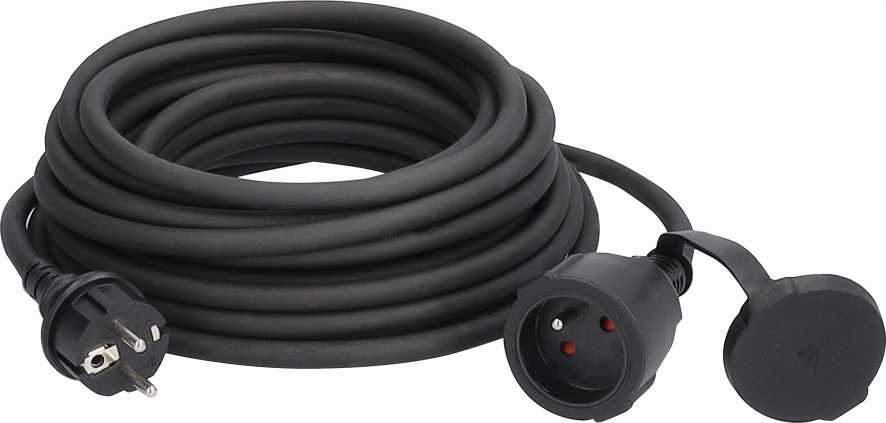 RALLONGE CAOUTCHOUC NEOPRENE, 5M H07RN-F3G2,5 NOIR