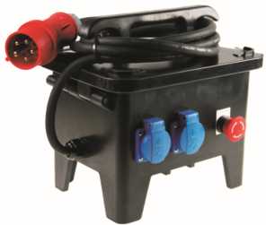 COFFRET DE CHANTIER F7 CAOUTCHOUC 11KW FRANCE -