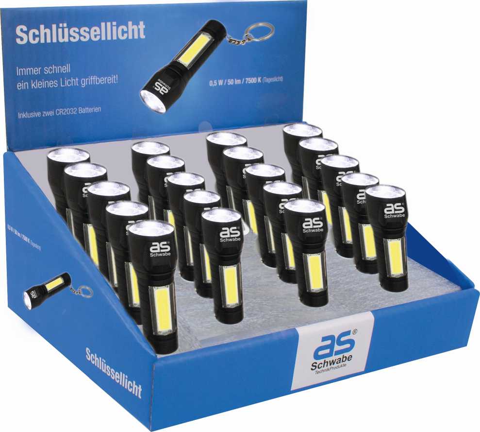 Présentoir comptoir de 24 porte-clés