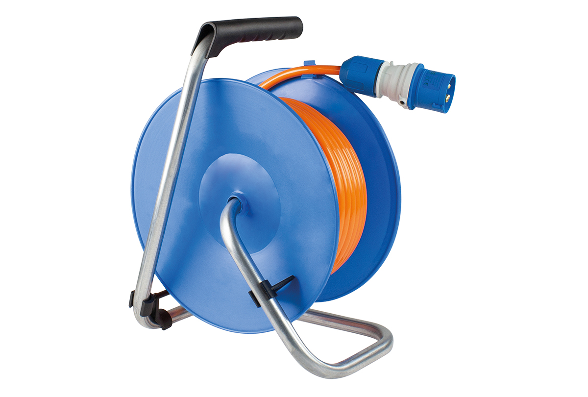 Camping Kabeltrommel mit Polyurethanleitung as Schwabe